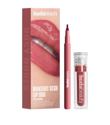 Huda beauty makeout sesh lip duo kit