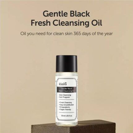 klairs Gentle Black Fresh Cleansing Oil 30 Ml