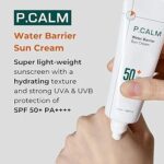 P.calm Water Barrier Sun Cream Spf 50 + PA++++ 50 ml