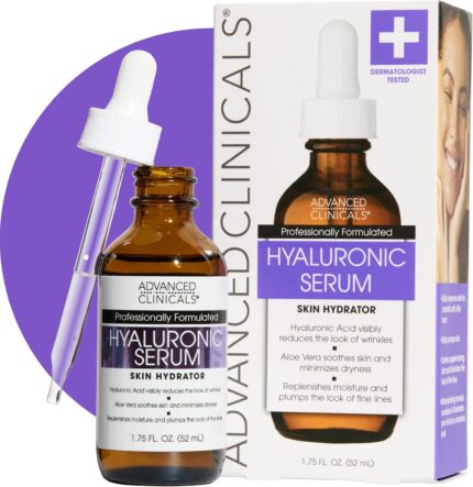 Advanced clinicals hyaluronic acid serum