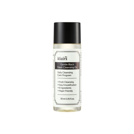 klairs Gentle Black Fresh Cleansing Oil 30 Ml