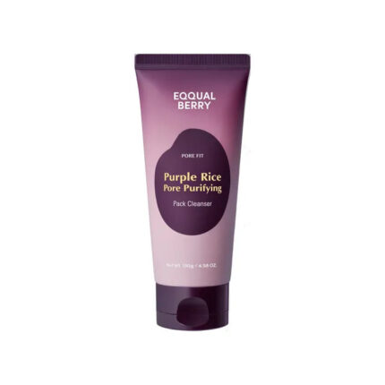 Eqqualberry Purple Rice Pore Purifying Sea Salt Clay Pack Cleanser 130 ML