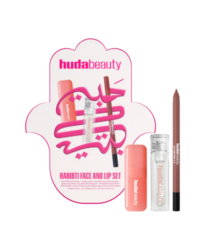 Huda beauty habibti face and lip kit