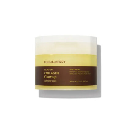 Eqqualberry Collagen Glow Up Gel Toner Pads 60 Pads