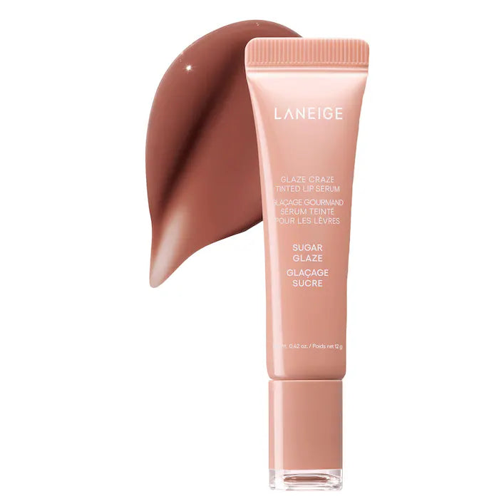 LANEIGE Glaze Craze Tinted Polypeptide Lip Serum Treatment 12 gm — 1 LANEIGE Glaze Craze Tinted Polypeptide Lip Serum Treatment 12 gm
