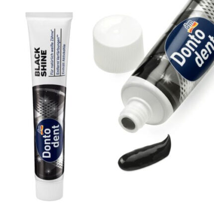 Donto dent black shine toothpaste