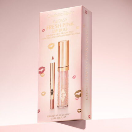 Charlotte tilbury glossy nude pink lip duoPillow talk—iconic nude