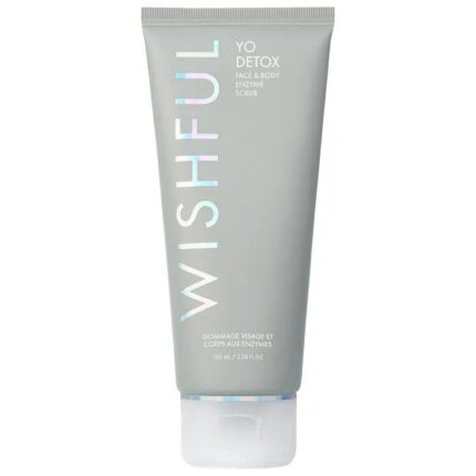 Wishful Yo Detox Charcoal Face & Body Enzyme Scrub 100 ML