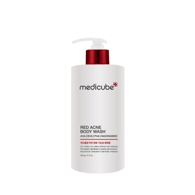 Medicube Red Acne Body Wash AHA/BHA/PHA / Niacinamide 400 gm — 1 Medicube Red Acne Body Wash AHA/BHA/PHA / Niacinamide 400 gm